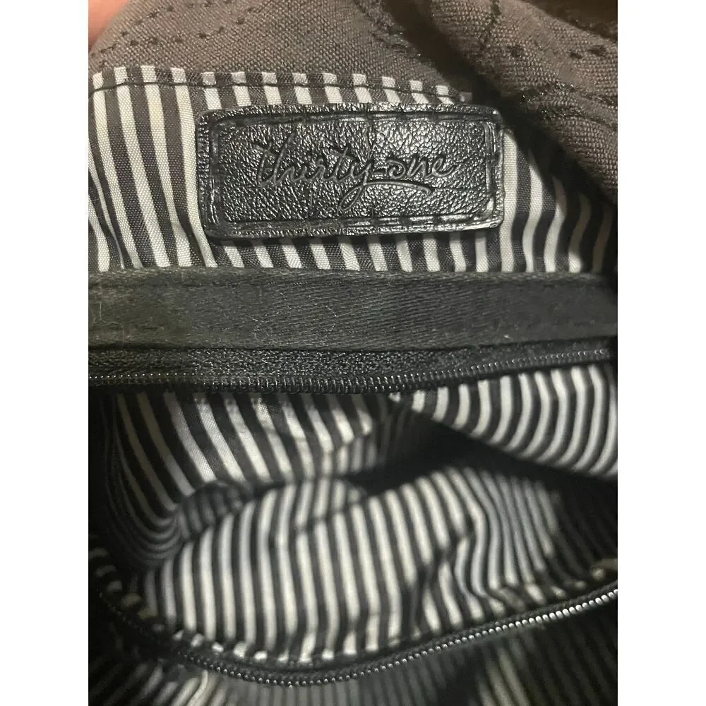 ‎Thirty one brown embroidered crossbody bag
